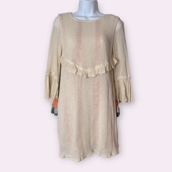 Zara metallic and stripe tunic dress - Picture 1 of 16